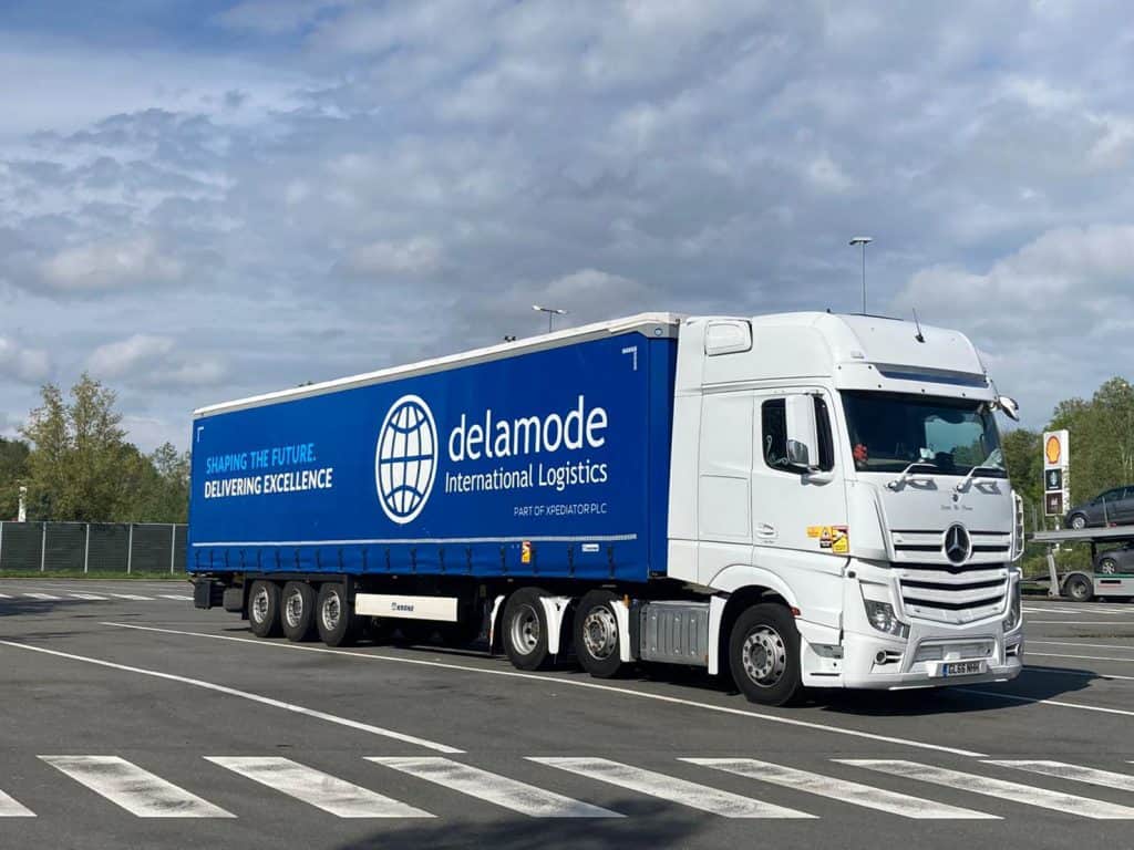 Full Load Transport Delamode Lorry - European Road Freight - Domestic Distribution