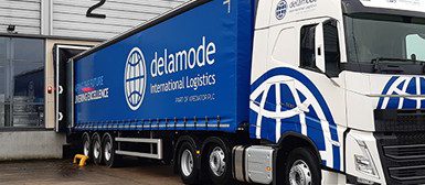 Delamode branded trailer